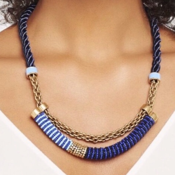 :: Stella & Dot Marine Hand Beaded Necklace - Picture 11 of 11